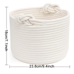 Toy Storage Basket Factory - Cotton Rope Living Room Desktop Bag
