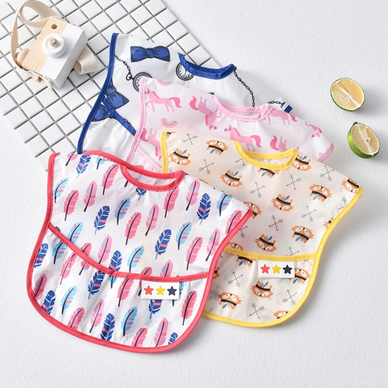 Feeding Bib Manufacturer - Polyester Smock Waterproof Apron