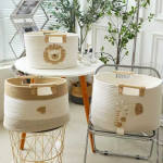 Baby Diaper Caddy Manufacturer - Cotton Rope Laundry Storage Basket