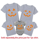 Family Matching Outfits Supplier - Halloween Short Sleeve T-shirt Couple Tops