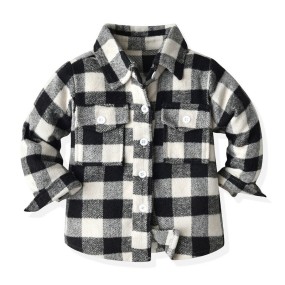 Baby Plaid Shirts Factory - Custom Printing Children Cotton Button Down