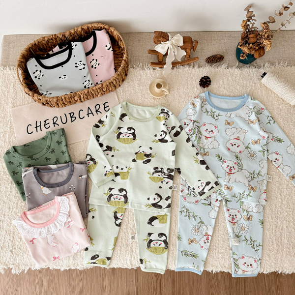 Baby Pajama Set Manufacturer - Cotton Long Sleeve Two Piece Home Suit