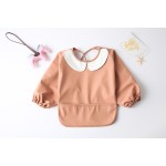 Feeding Apron Supplier - Waterproof Washable Long Sleeve with Pocket