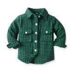 Kids Flannel Shacket Supplier - Fall Winter Long Sleeve Button-Down Jacket