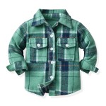 Baby Plaid Shirts Factory - Custom Printing Children Cotton Button Down