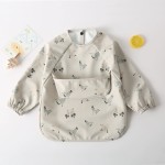 PU Baby Bib Manufacturer - Custom Logo Waterproof Feeding Apron