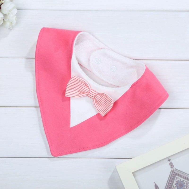 Baby Bibs Factory - Handsome Bow Tie Cotton Triangular