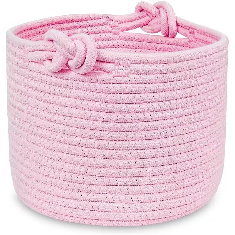 Toy Storage Basket Factory - Cotton Rope Living Room Desktop Bag