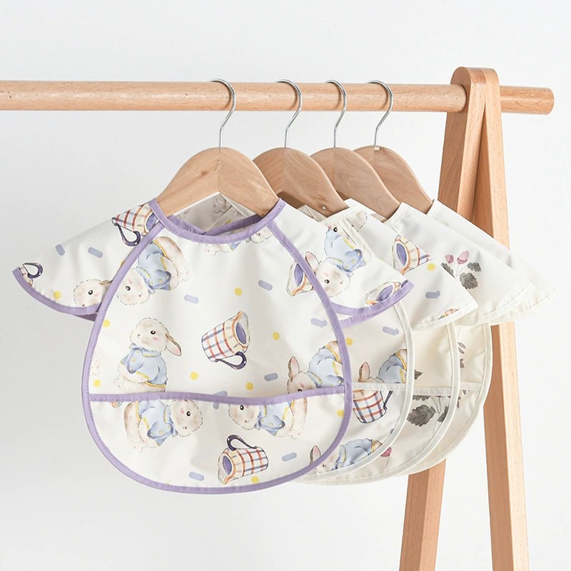 PU Baby Bibs Manufacturer - Reusable Washable Printed Solution