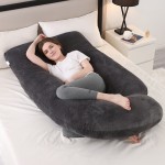 Pregnant Woman Pillow Manufacturer - J-type Crystal Velvet Detachable