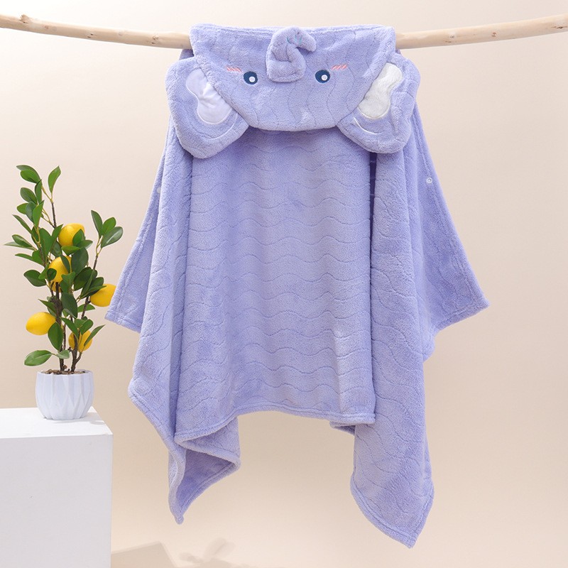 Baby Bathrobe Supplier - Wholesale Coral Fleece Hooded Cloak
