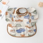 Korean Baby Bib Factory - Waterproof PU Sleeveless with Pocket