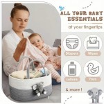 Baby Organizer Supplier - Changing Table Basket with Dividers