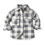 Baby Plaid Shirts Factory - Custom Printing Children Cotton Button Down