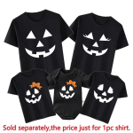 Family Matching Outfits Supplier - Halloween Short Sleeve T-shirt Couple Tops