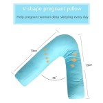 V Shape Pillow Manufacturer - 73x73cm Soft Cotton Maternity Support