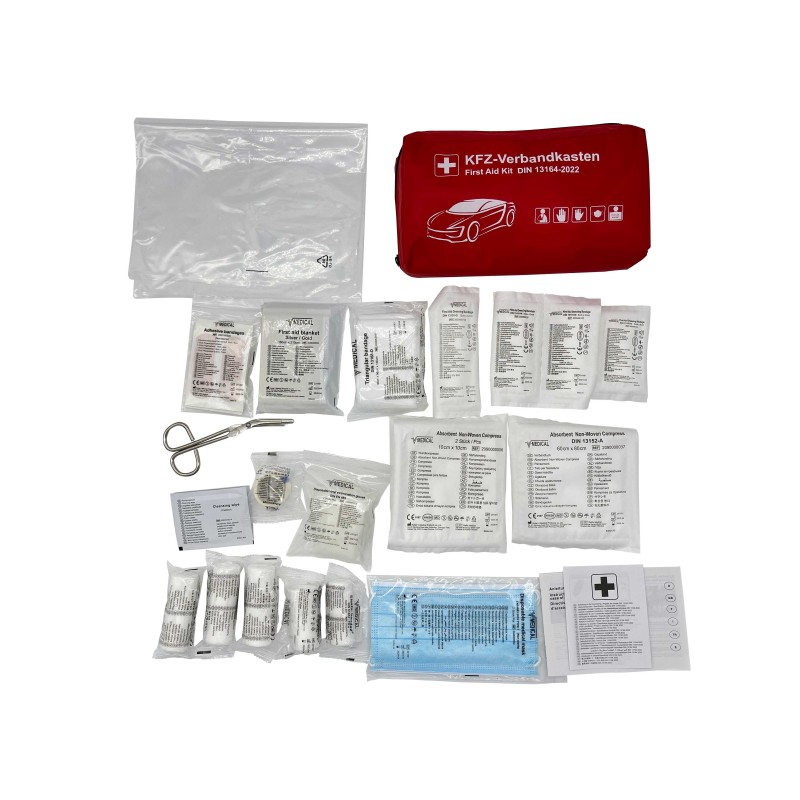 Automotive First Aid Kit Manufacturer - DIN13164 Certified Road Safety