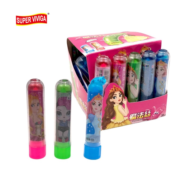 Custom Wholesale Halal Crazy Lipstick Shape Liquid Jam Jelly Candy