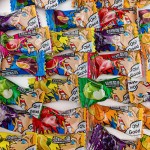 Superviviga Wholesale Custom Rainbow Ball Shape Super Sour Hard Candy