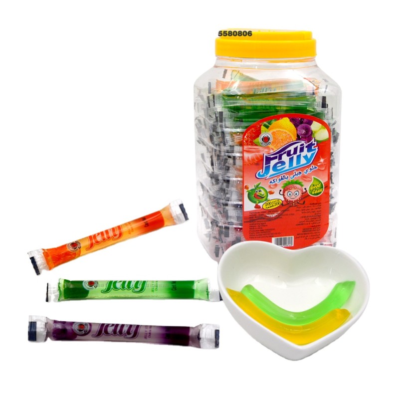 OEM Assorted Fruit Flavor Stick Jelly Candy