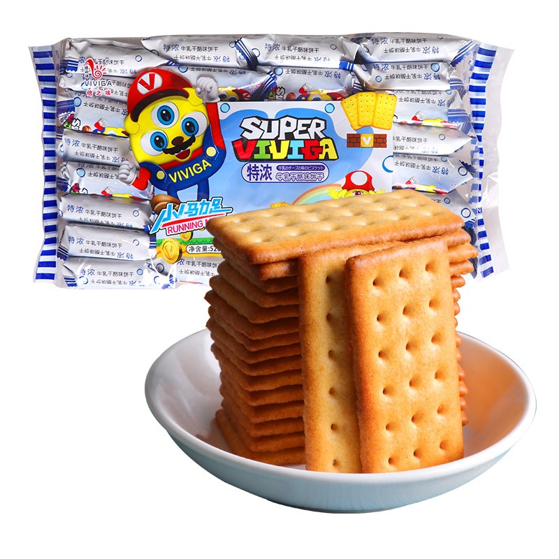 Wholesale Custom China Crisp Sweet Milk Dry Cracker Biscuits Et Bonbon