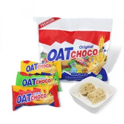 Wholesale Custom Halal 400g Oat Milk Crisp Choco Chocolate bar Candy