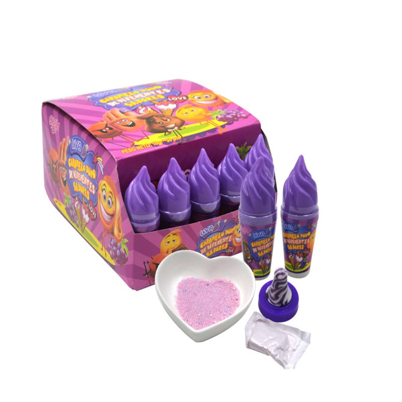 NEW Grape Flavor Sour Powder Candy with Nipple Shape Hard Candy
