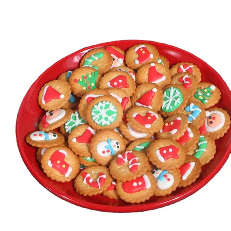 Wholesale Custom Christmas Cookies Decorative Biscuits Gifts for Kids