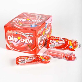 Sweet Strawberry Flavor Gummy Candy Dip Fruity Jam Candy