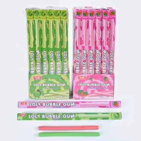 Wholesale Sweet Fruity Flavor Lolly Bubble Gum Candy