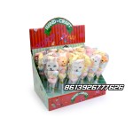 Wholesale Candies Fruit Sweet Halal Marshmallow Cute Animal Shape Marshmallow Lollipop Marshmallow