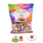 OEM Chocolate Milk Jam Filled Soft Chewy Toffee Candy