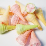 Mini Ice Cream Shape Marshmallow Cotton Candy
