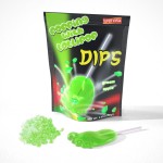 Superviviga Foot Shape Fruity Lollipop Popping Powder Candy
