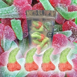 Wholesale Custom Bag Packing Ranibow Sour Cartoon Shape Chewy Freeze Dried Candy