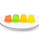 OEM Assorted Bear Plastic Coin Piggy Bank Packing Fruit Jelly