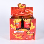 Wholesale Custom Milk Cream Jam Coated Chocolate Stick Cookies