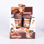Wholesale Custom Milk Cream Jam Coated Chocolate Stick Cookies