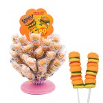 Superviviga Halal Hamburger Shape Burger Soft Gummy Candy Lollipop