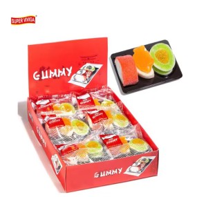Wholesale Custom Sweet Sushi Shape Gummy Candy Dulces