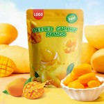 China Custom Logo Sweet Fruit Peeling Juice Mango Soft Gummy Candy