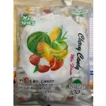 Taro Flavor Sweet Milk Chewy Candy Ball Center Filled Soft Candy