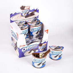 Wholesale Custom Milk Cream Jam Coated Chocolate Stick Cookies