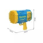 OEM Plastic 69 Holes Automatic Gatling Rocket Soap Bubbles Water Gun Toys