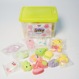 OEM Funny Cartoon Shape Sweet Fruit Cotton Marshmallow Candy
