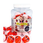 New Design Funny Cartoon Shape Fruit Jam Filled Gummy Candy
