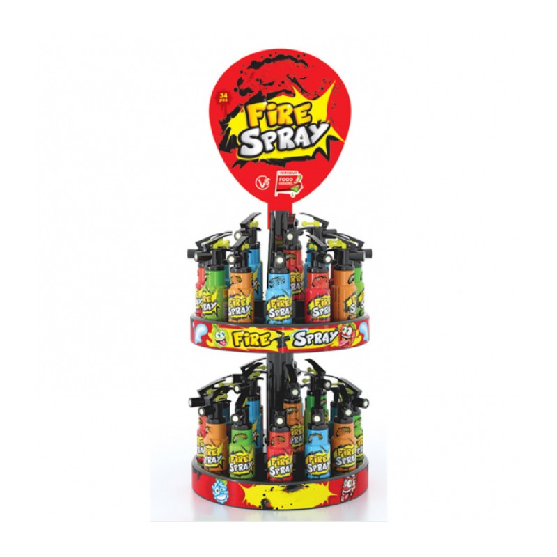 Hot Selling Custom Fruit Flavors Super Sour Liquid Fire Spray Candy