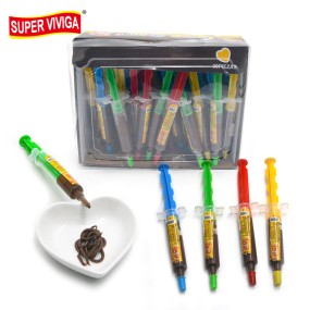 Superviviga Sweet Chocolate Jam Syringe Sweet Liquid Candy