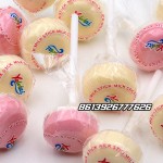 Wholesale Chinese Halal New Candy Hard Candy Sweet Milk Lollipop Ring Lollipop