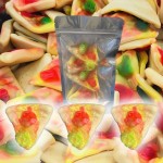 Wholesale Custom Bag Packing Ranibow Sweet Cola Shape Chewy Freeze Dried Candy